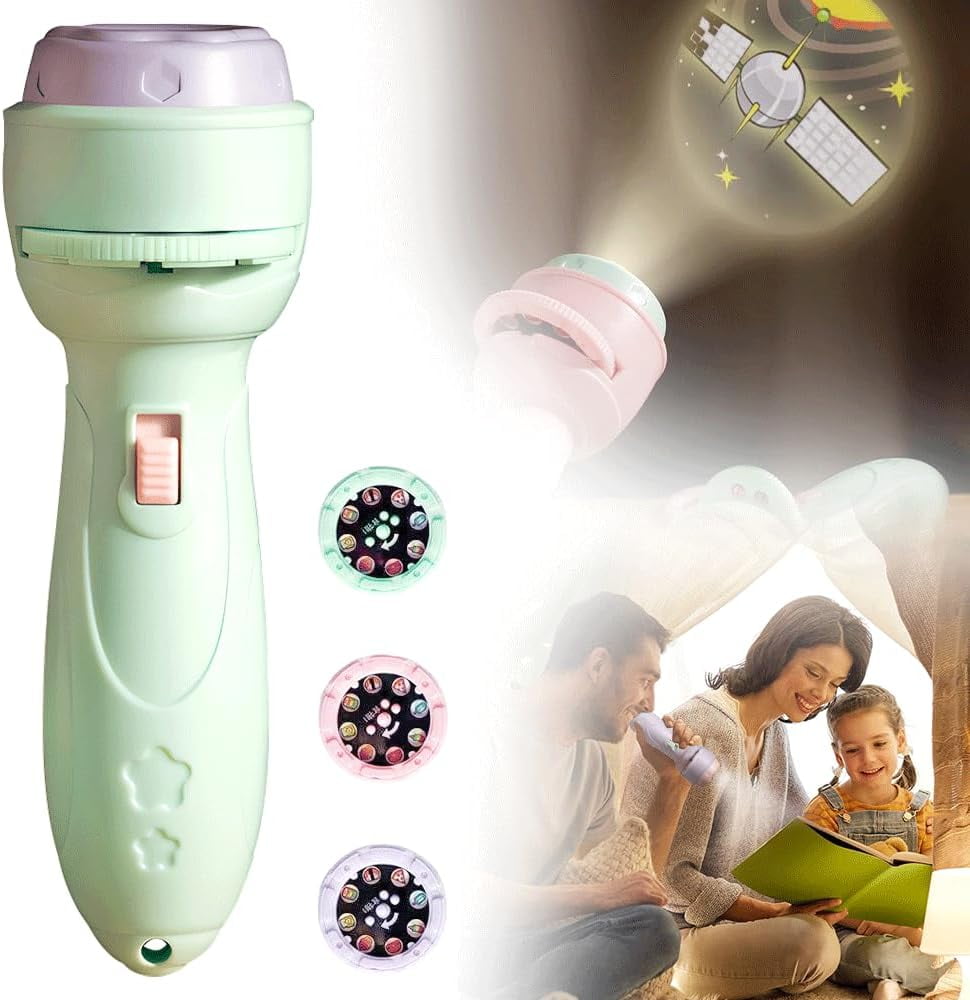 Flashlight Projector for Kids, 2025 New Kids Flashlight with 24