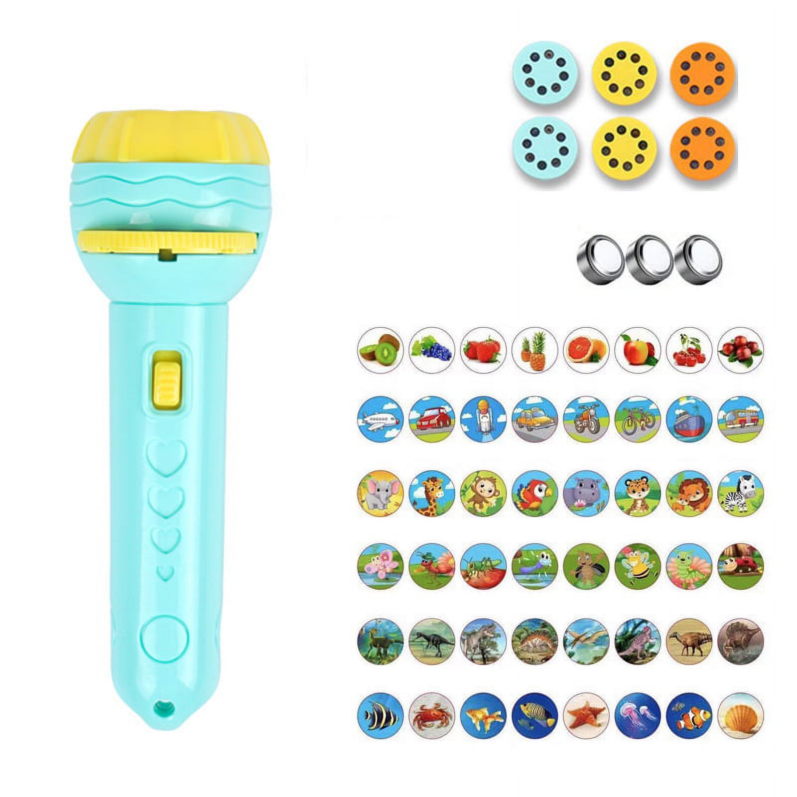Flashlight Projector for Kids Baby Sleeping Story Book Flashlight