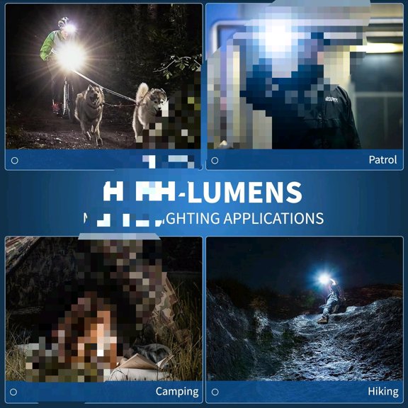 Flashlight Rechargeable Flashlights High Lumens, 99,000 LM Bright LED Flashlight Powered Flash Light, USB Rechargeable Flashlights & Waterproof Handheld Flash lights for Home Camping Hiking(2 Pack)