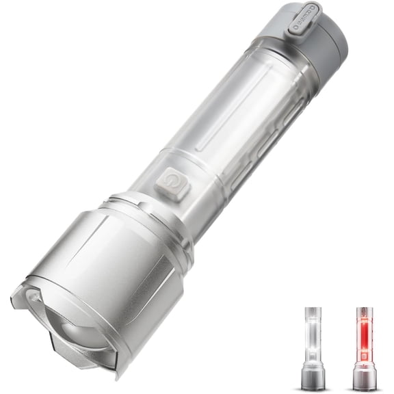 Flashlight Rechargeable with Work Light,990000 Lumens Super Bright Flashlight High Lumens, Handheld Flash Light with 9 Modes & IPX7 , Camping Flashlights for Outdoor