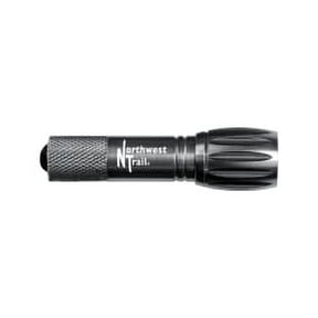 Flashlight, Super Bright LED, Rubber Endcap Push Button for On/Off, with Key Ring