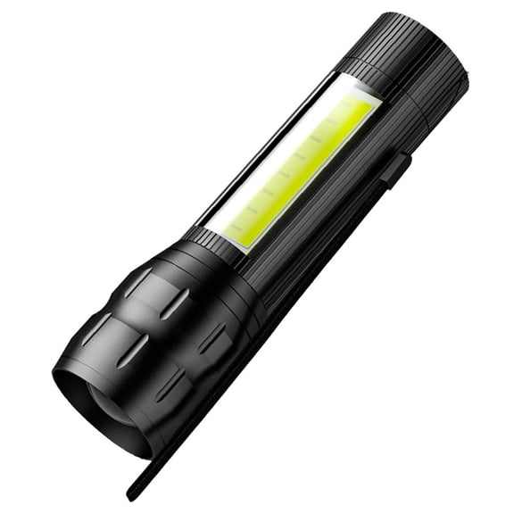 Flashlight USB Rechargeable Mini LED Bright Light Portable Aluminum Light for Outdoor Emergency Camping Hiking