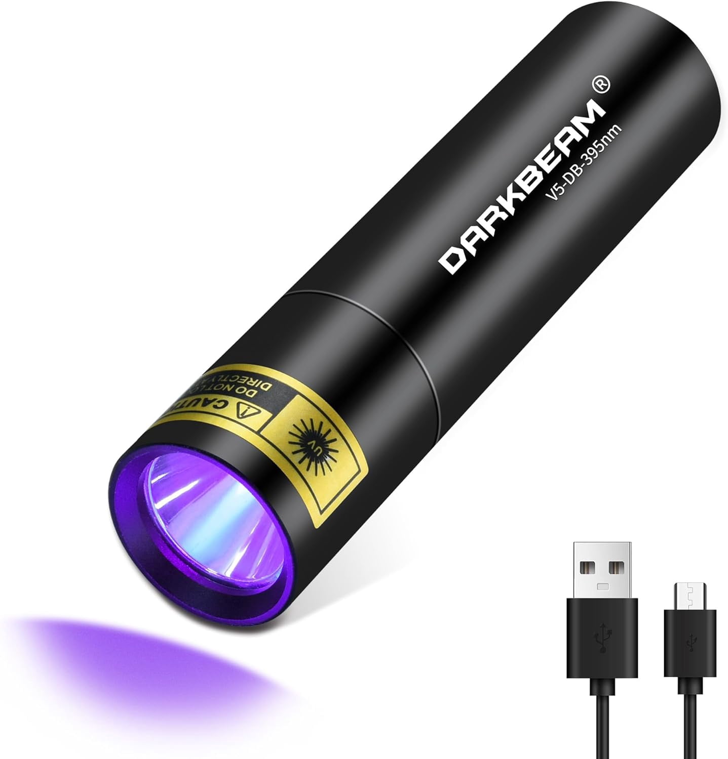 Uv Power Flashlight UV Black Light 395 NM, Mini but Powerful USB- C LED ...