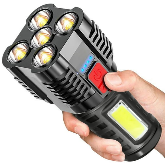 Flashlights Very Bright ,Rechargeable Spotlight,Super Bright Hight Lumen Led Flashlight Handheld Spotlight,Long Lasting Large Flashlight Searchlight Camping Hiking Hunting Emergencies