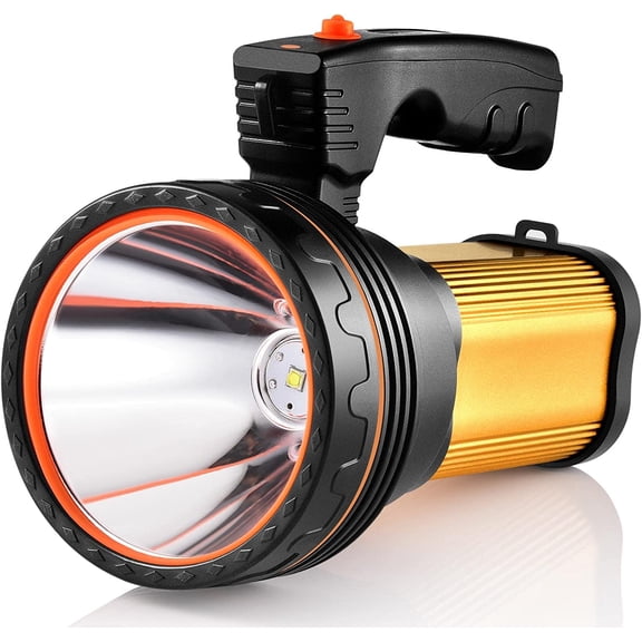 Flashlights High Lumens 8600 Lumens Rechargeable Flashlights, 6000mAh Large Capacity Battery with USB Output, Flashlight Rechargeable is Suitable for Power Failure, Hurricane, Outdoor Camping
