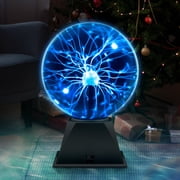 Flashmen Plasma Ball 6" Touch & Sound Sensitive Blue Globe Decorative Lamp