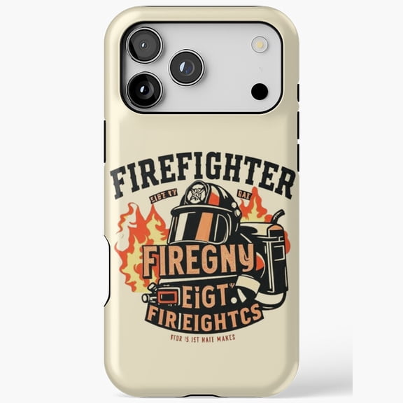 Flashover Firefighter Classic Style Art iPhone Case 17 11 12 13 14 15 16 Pro Max