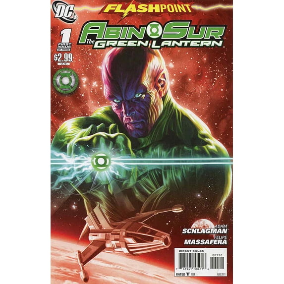 Flashpoint: Abin Sur-The Green Lantern #1 (2nd) VF ; DC Comic Book