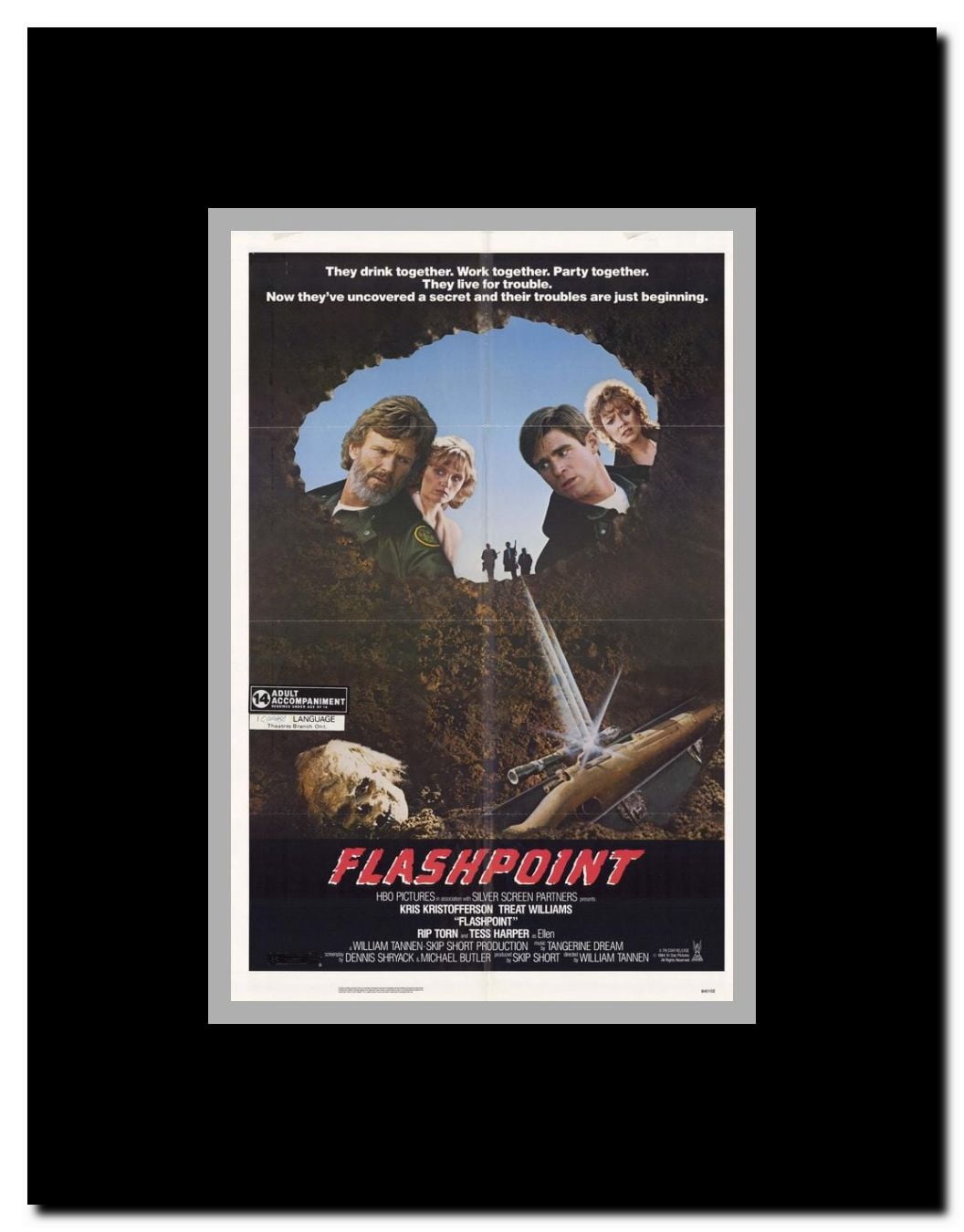 Flashpoint Framed Movie Poster