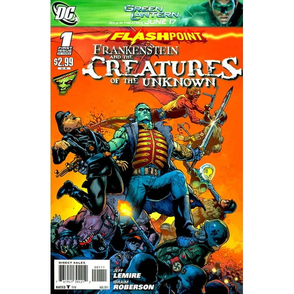 Flashpoint: Frankenstein And the Creatures of the Unknown #1 VF ; DC Comic Book