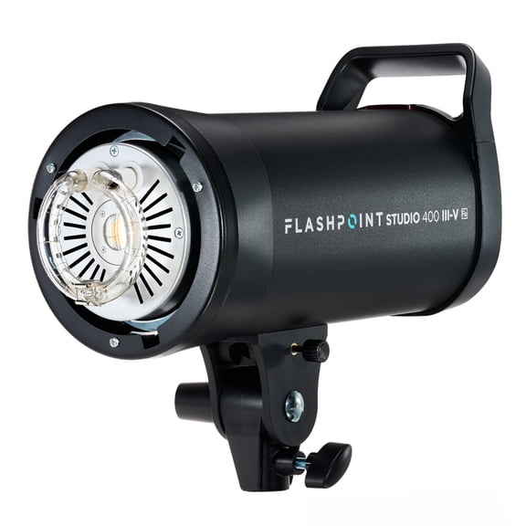 Flashpoint Studio 400 III-V R2 400Ws Studio Flash Monolight with LED Modeling Lamp, Godox SK400III-V