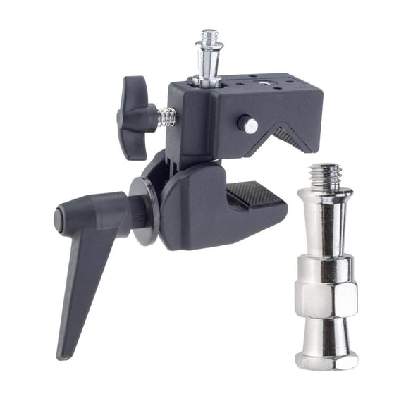 Flashpoint Super Clamp, Black, 3/8" AntiTwist Stud