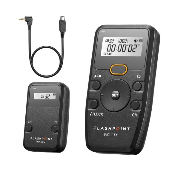 Flashpoint Wave Commander II Wireless Remote Shutter Release Kit for Select Olympus Cameras, Godox TR-OP12