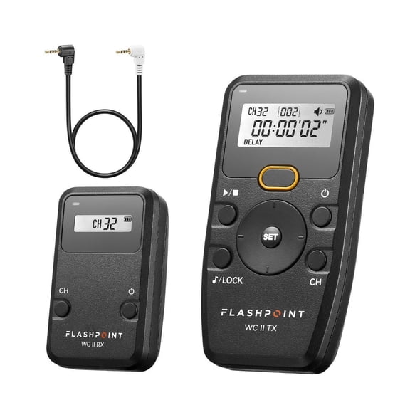 Flashpoint Wave Commander II Wireless Remote Shutter Release Kit for Select Panasonic Cameras, Godox TR-P1