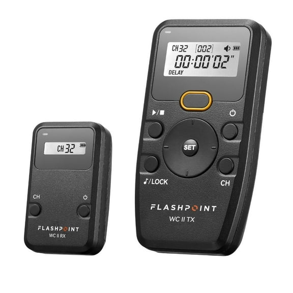 Flashpoint Wave Commander II Wireless Remote Shutter Release Kit without Cord, Godox TR