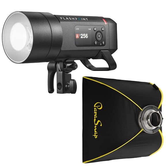 Flashpoint XPLOR 400 PRO II TTL R2 400Ws Flash, w/24x24" Square Softbox