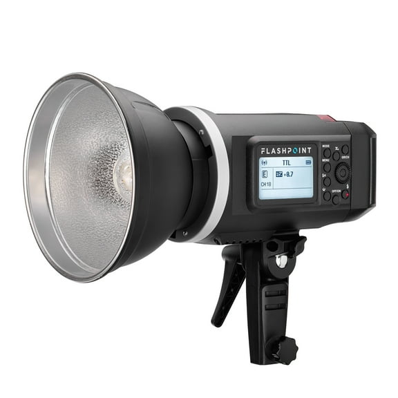 Flashpoint XPLOR 600 HSS TTL Battery-Powered Monolight with Built-in R2 2.4GHz Radio Remote System - Bowens Mount (AD600 TTL) + Glow EZ Lock Deep Parabolic Quick Softbox (48")