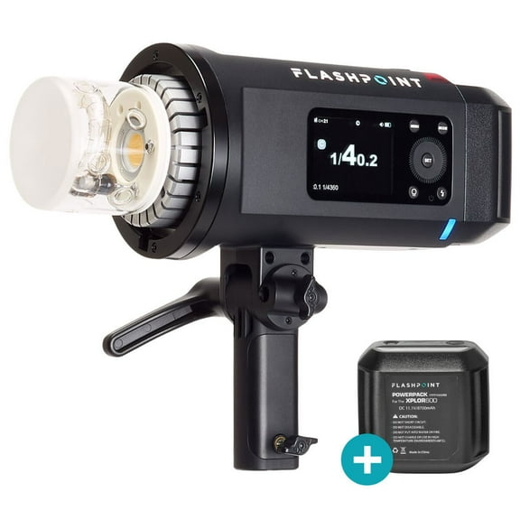 Flashpoint XPLOR 600 SE (Special Edition) R2 Manual HSS Battery-Powered All-In-One Outdoor Flash with Extra Battery