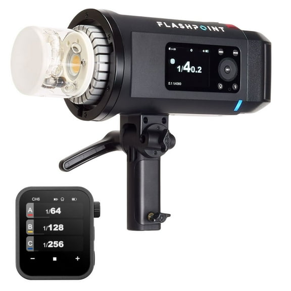 Flashpoint XPLOR 600 SE (Special Edition) R2 Manual HSS Battery-Powered Outdoor Flash Kit with R2 Nano Touchscreen Wireless Trigger For Leica