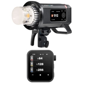 Flashpoint XPLOR 600PRO II Battery-Powered All-In-One Outdoor Flash with Nano Touchscreen TTL Wireless Flash Trigger for Nikon