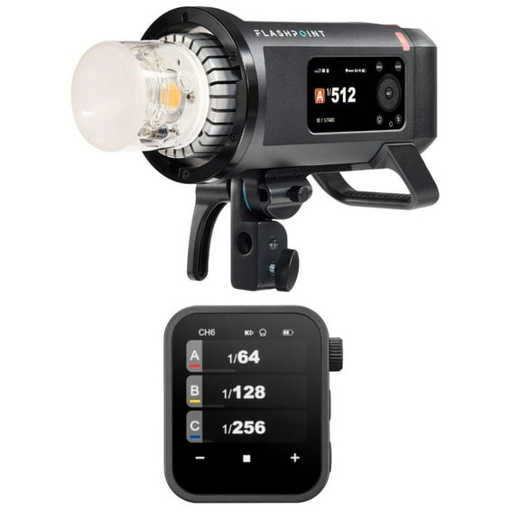 Flashpoint XPLOR 600PRO II Battery-Powered All-In-One Outdoor Flash with R2 Nano Touchscreen TTL Wireless Flash Trigger for Fuji