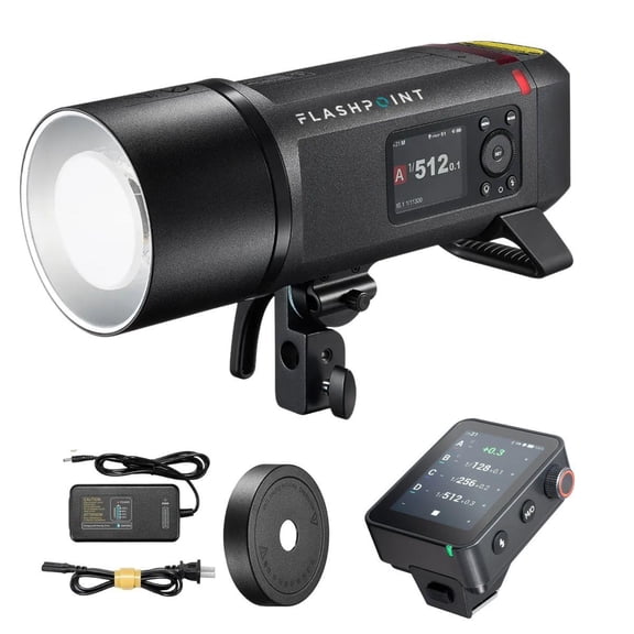 Flashpoint XPLOR 800 PRO TTL R2 800ws 2.4GHz Battery-Powered All-In-One Outdoor Flash, with Nano Pro Touchscreen TTL Wireless Flash Trigger for Nikon