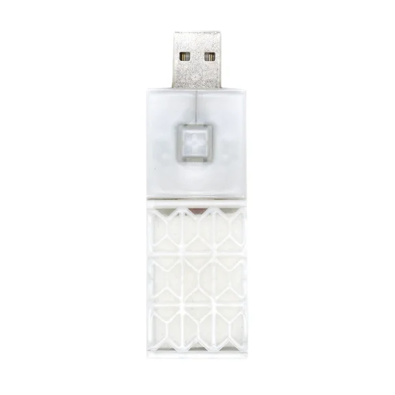 Flashscent Pearl White Usb Aromatherapy Diffuser With Peppermint Oil
