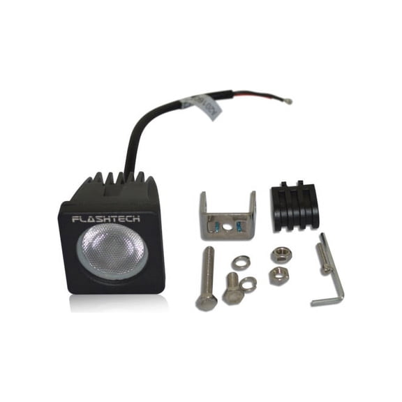 Flashtech 16W 1200LM Spot Driving Fog Light Off Road 50mm Mini LED Cube Light