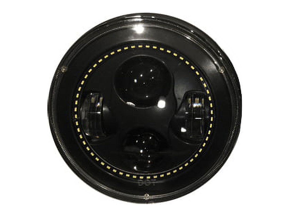 Flashtech 7 Inch Round Headlight 7020 Assembly Single with RGB Color