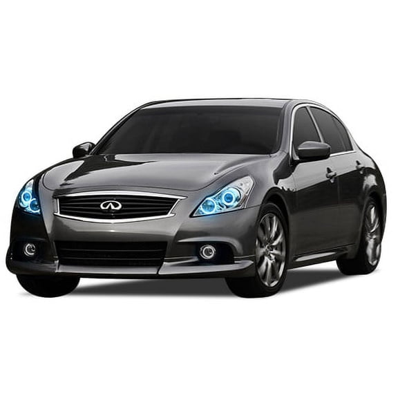 Flashtech Blue LED Halo Ring Headlight Kit for Infiniti G37 10-13