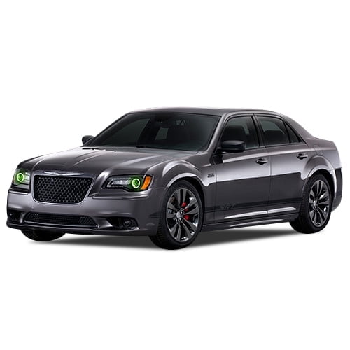 Flashtech Green Angel Eye LED Headlight Halo kit for 2011-2016 Chrysler 300 Headlights