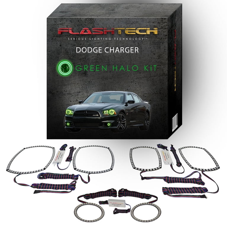 elf bar vape uk Dodge Charger Waterproof Fog Outline Multicolor Halo Kit main image 0