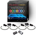 thumbnail image 1 of Flashtech RGB Surface Mount LED Halo kit & RF Remote for 08-14 Dodge Challenger Headlights, 1 of 11