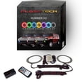 thumbnail image 1 of Flashtech RGB Multi Color Bluetooth LED Halo Ring kit for 2003-2009 Hummer H2 Fog Lights, 1 of 11