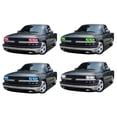 thumbnail image 1 of Flashtech LED RGB Multi Color Halo Ring Headlight Kit for Chevrolet Silverado 99-02 V.3 Fusion Color Change, 1 of 9