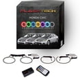 thumbnail image 1 of Flashtech RGB Multi Color Bluetooth LED Halo Ring kit for 2009-2011 Honda Civic Headlights, 1 of 7