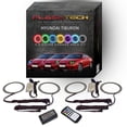 thumbnail image 1 of Flashtech RGB Angel Eye LED Halo kit with RF Remote for 05-06 Hyundai Tiburon Headlights, 1 of 7