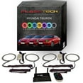 thumbnail image 1 of Flashtech RGB Multi Color LED Halo kit with Wifi App for 05-06 Hyundai Tiburon Headlights, 1 of 7
