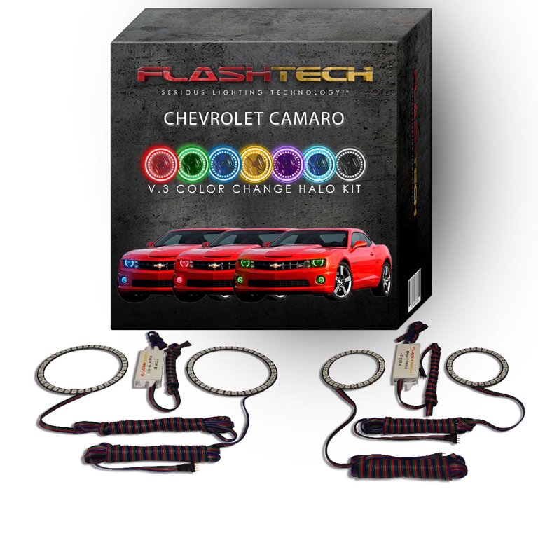 Chevrolet Silverado (Halogen) Multicolor Halo Kit (2014-2015) - RGBW (solid colors + white) / No Fog Light Halos Chevrolet Silverado (Halogen) Multicolor Halo Kit (2014-2015) - RGBW (solid colors + white) / No Fog Light Halos