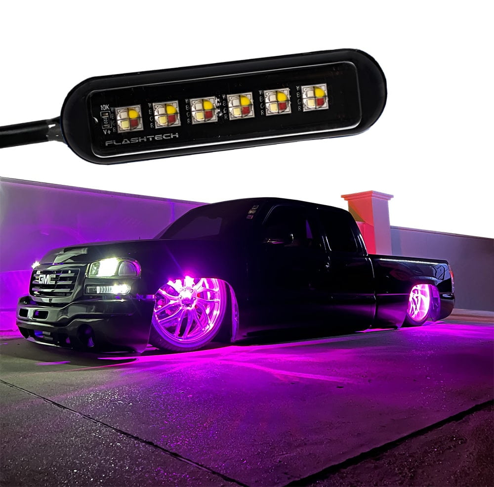 Flashtech Magnetic Mini RGBW Rock Light for Cars, Trucks & SUVs