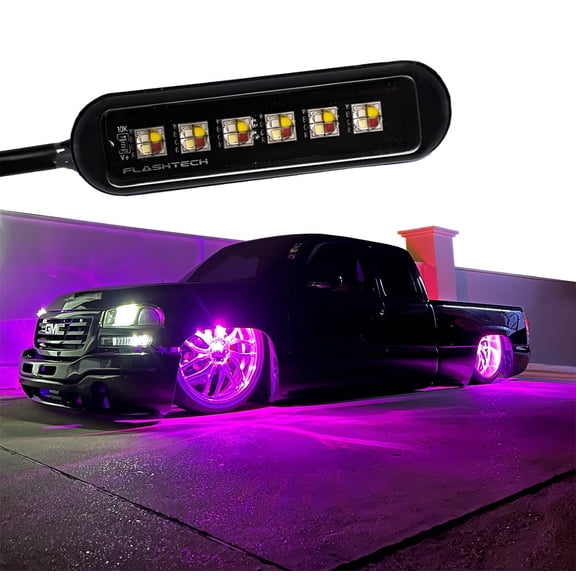 Flashtech Magnetic Mini RGBW Rock Light for Cars, Trucks & SUVs