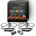 thumbnail image 1 of Flashtech RGB Angel Eye LED Halo kit with RF Remote for 12-16 Chevrolet Sonic Headlights, 1 of 8
