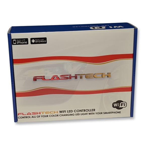 Flashtech RGB Color Change WIFI Controller with Smart Phone App Iphone Android