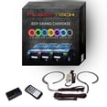 thumbnail image 1 of Flashtech RGB Multi Color Bluetooth LED Halo kit for 93-98 Jeep Grand Cherokee Headlights, 1 of 7
