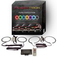 thumbnail image 1 of Flashtech RGB Multi Color LED Halo kit with RF Remote for 03-06 Ford Expedition Headlights, 1 of 11