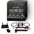 thumbnail image 1 of Flashtech RGB Surface Mount LED Halo kit with Wifi App for 2014-2016 GMC Sierra Fog Lights, 1 of 11