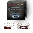 thumbnail image 1 of Flashtech White Angel Eye LED Headlight Halo kit for 2002-2005 Hyundai Sonata Headlights, 1 of 2