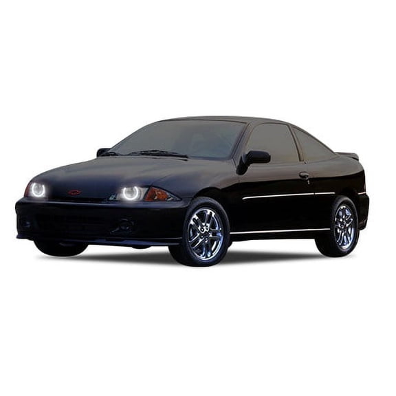 Flashtech Xenon Brightest White LED Halo Ring Headlight Kit for Chevrolet Cavalier 00-02