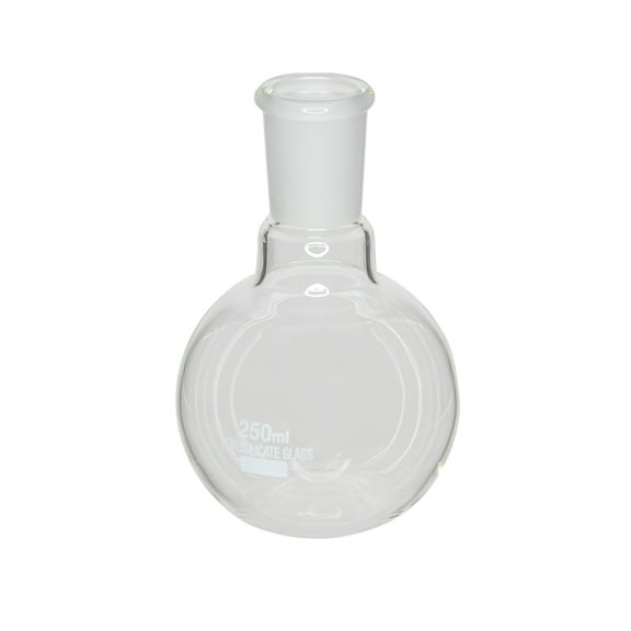 Flask - Boiling Flat-Bottom with 24/40 Ground Glass Joint 250ml Capacity