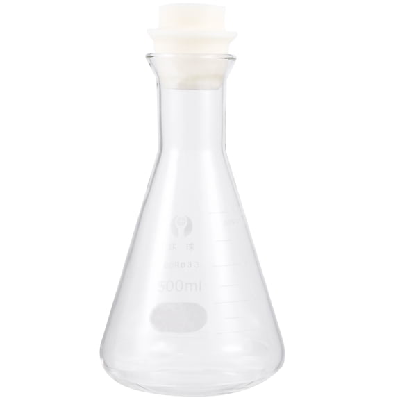 Flask Erlenmeyer Conical Laboratory Chemistry Flasks Glassware Beaker 1000Ml Mouth Set 50Ml Wide Students Graduated